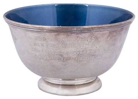 1963 World Series Silver Bowl Presented To Yogi Berra By The Chrysler Corporation (Berra LOA)